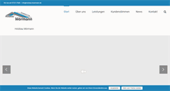 Desktop Screenshot of holzbau-moermann.de