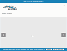 Tablet Screenshot of holzbau-moermann.de